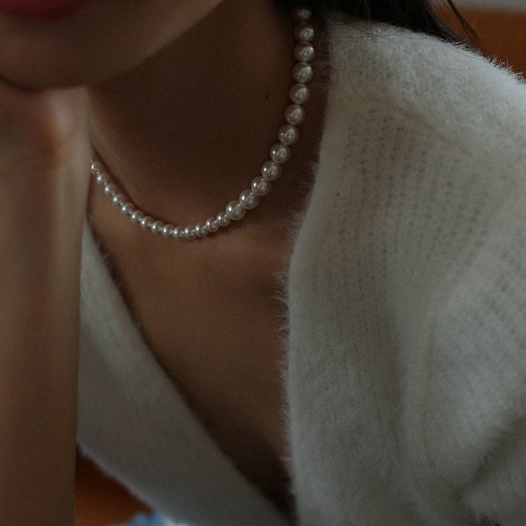 Collier de perles de cristal Swarovski
