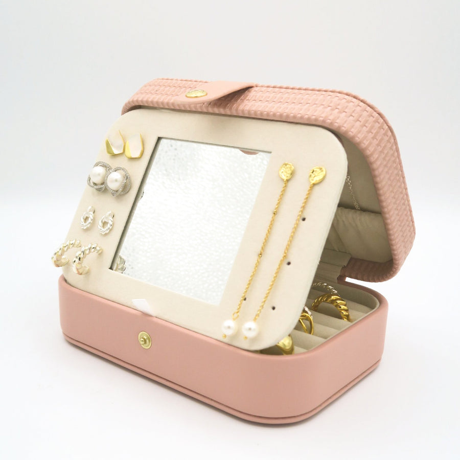 Boîte à Bijoux en Cuir Vegan Ainico - Cadeau Personnalisé